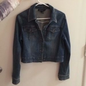 INC Cropped Denim Jacket